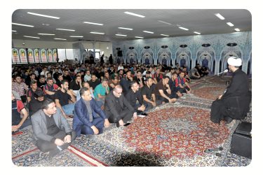 برگزاری مراسم سوگواری سرور و سالار شهیدان حضرت اباعبدالله الحسین (ع) در شرکت رادیاتور ایران
